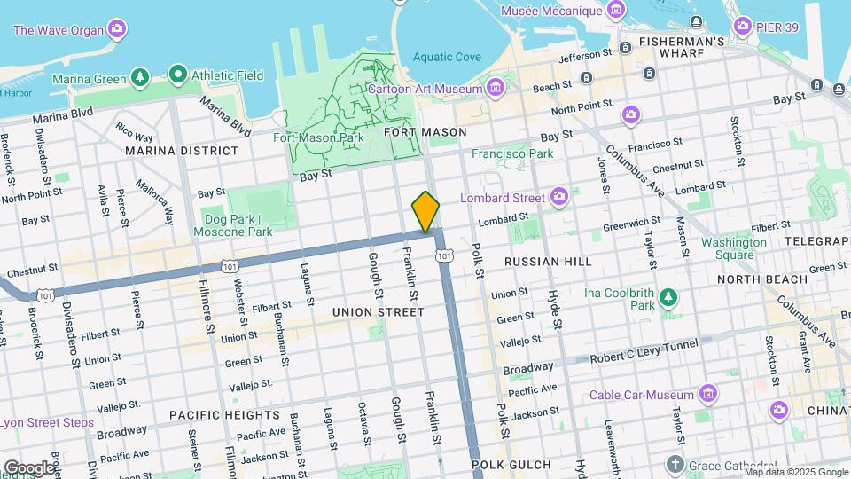 1445 Lombard St Map and Location Details