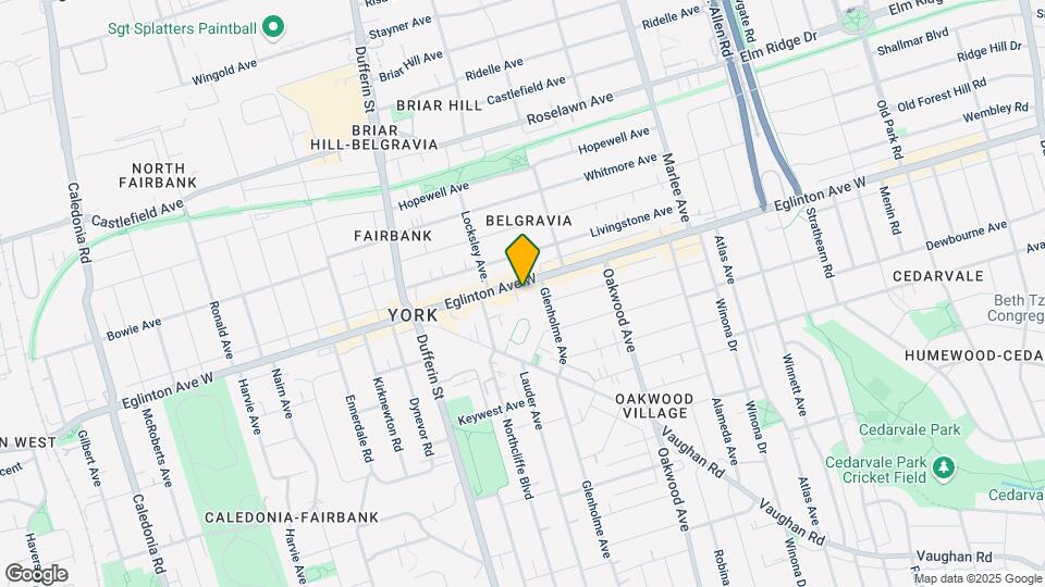 1675-1685 Eglinton Ave W Map and Location Details