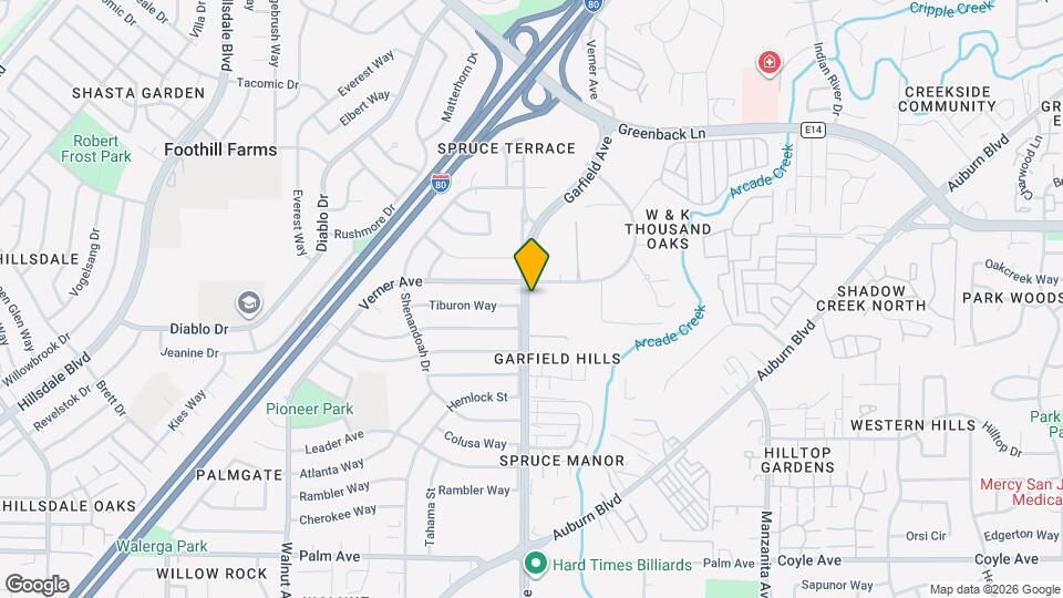 6080 Garfield Ave Map and Location Details