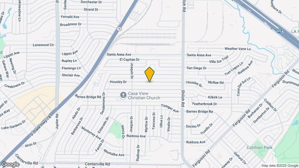 2508 Housley Dr Map and Location Details