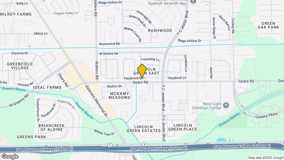 2311 Hazyknoll Ln Map and Location Details