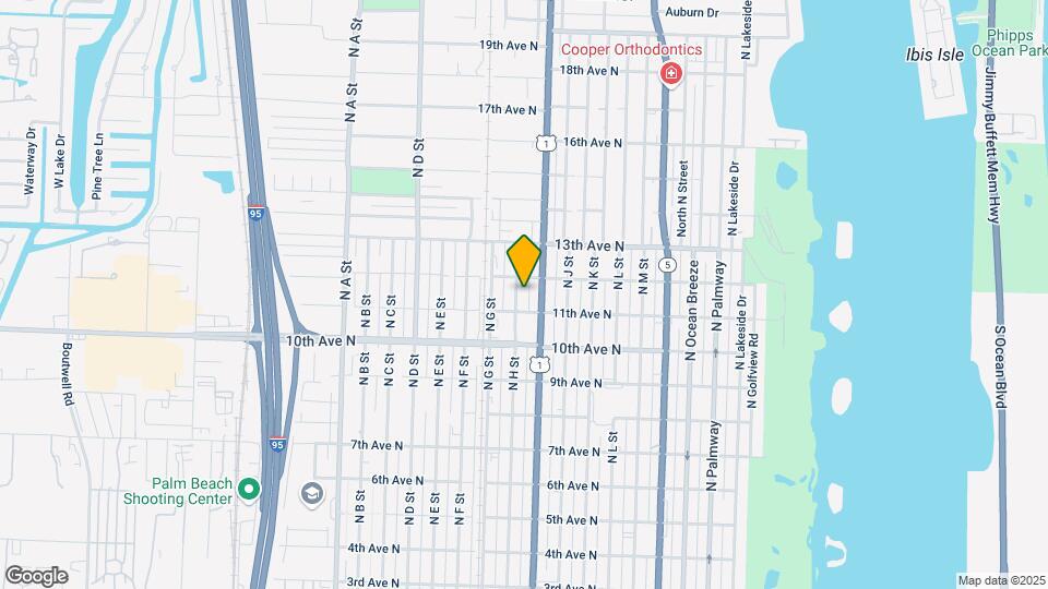 1118 N H St Map and Location Details