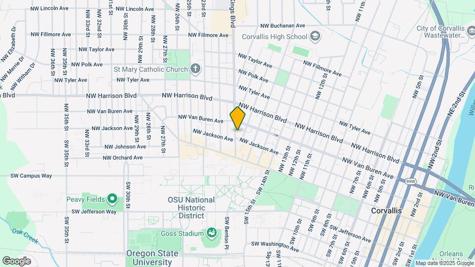 219 NW Kings Blvd Map and Location Details
