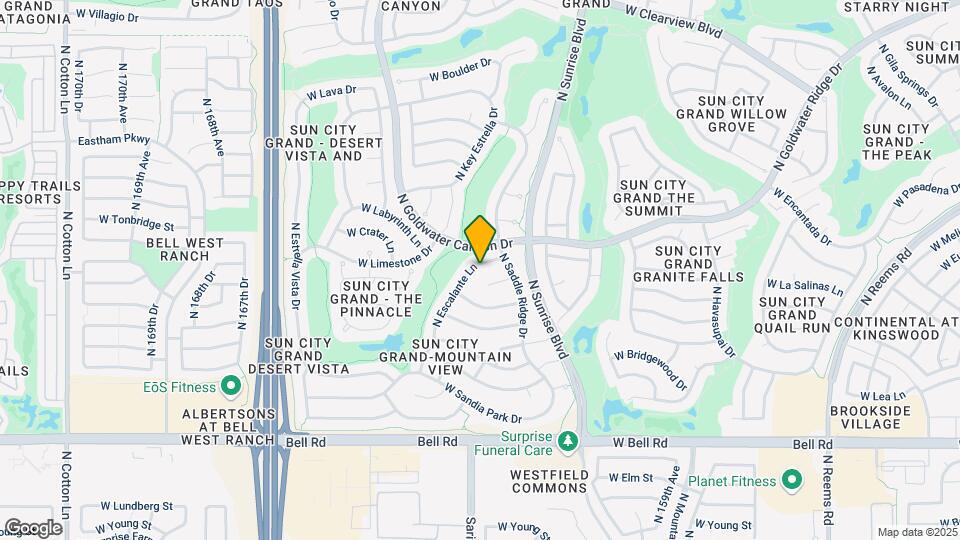 17703 N Escalante Ln, Unit 1120 Mapa y Detalles de la Ubicación
