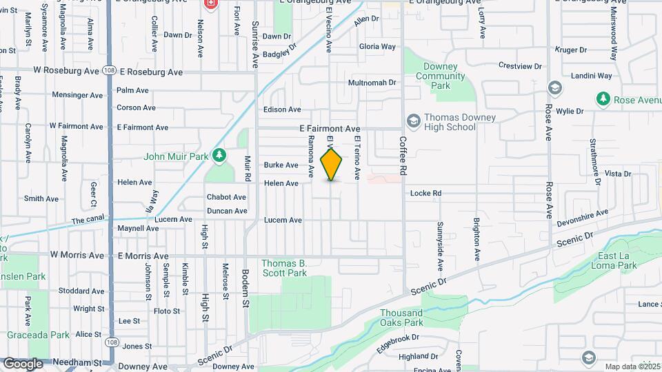 720 El Vecino Ave Map and Location Details