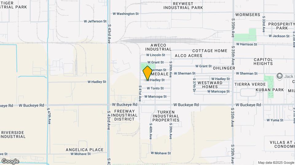 4023 W Hadley St Map and Location Details