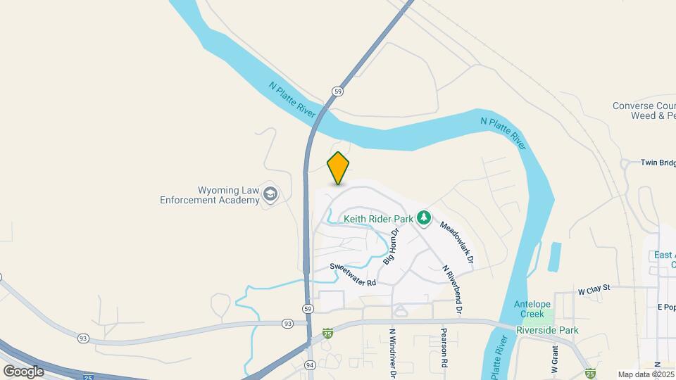 1370 N Riverbend Dr Mapa y Detalles de la Ubicación