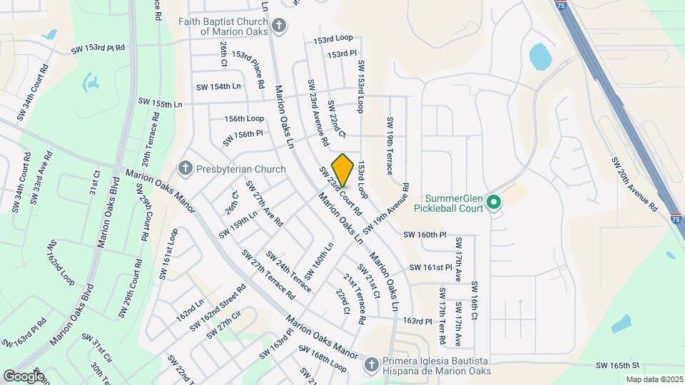 15849 SW 23rd Court Rd Map and Location Details