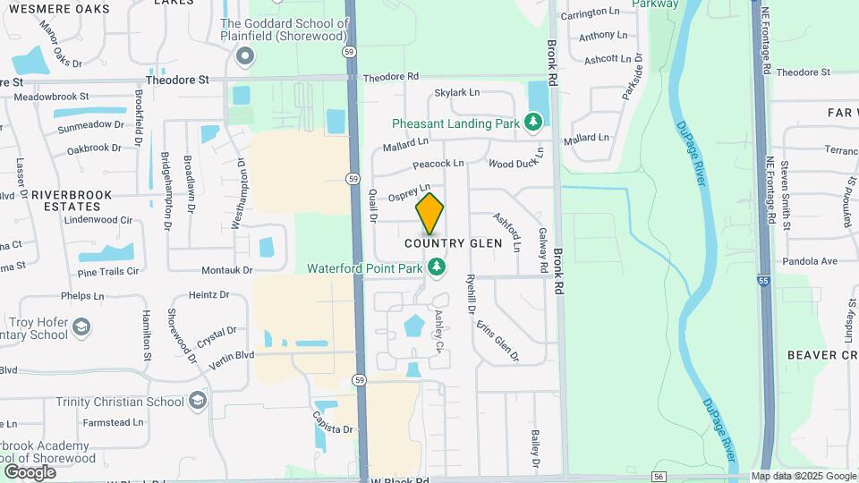 1210 Partridge Dr Map and Location Details