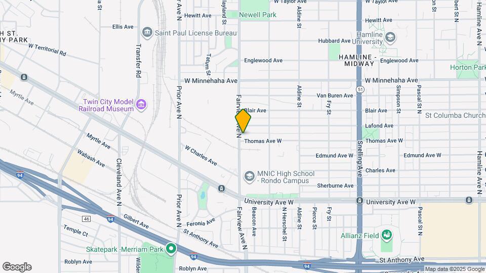610 Fairview Ave N Map and Location Details