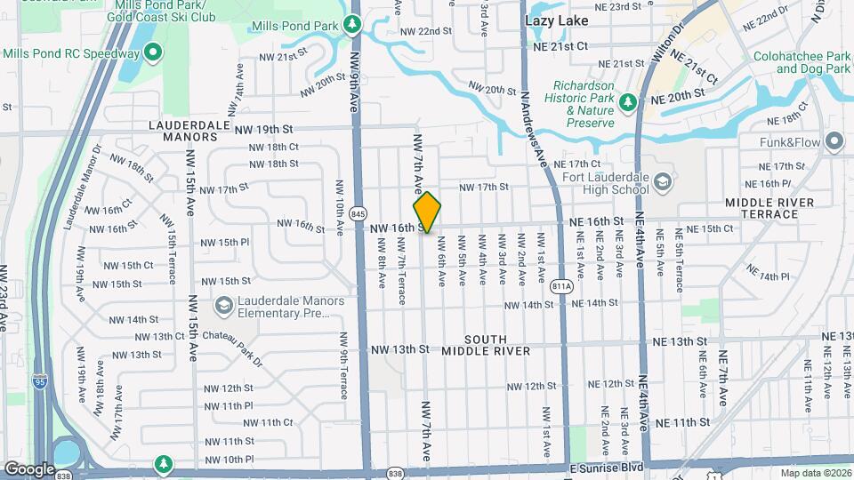 1532 NW 7th Ave Map and Location Details
