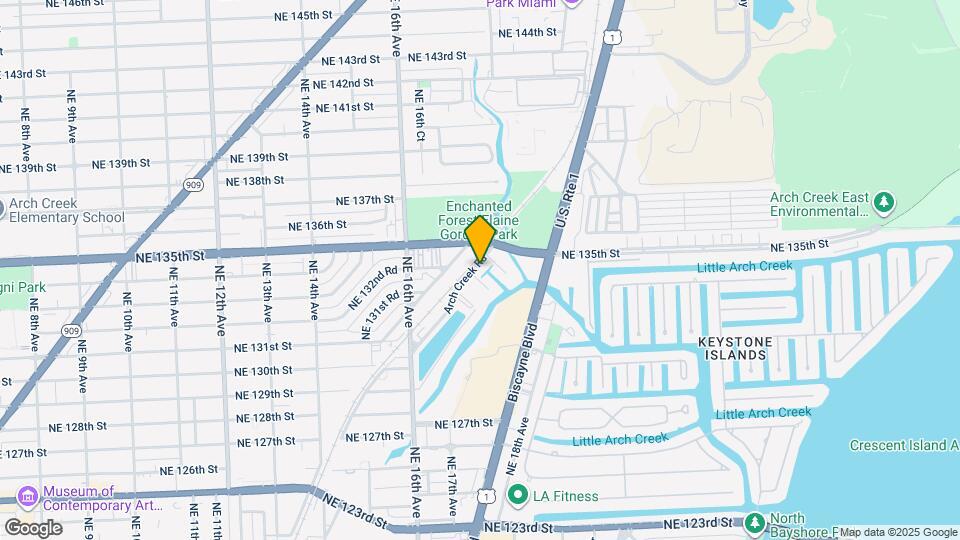 13335 Arch Creek Rd Mapa y Detalles de la Ubicación