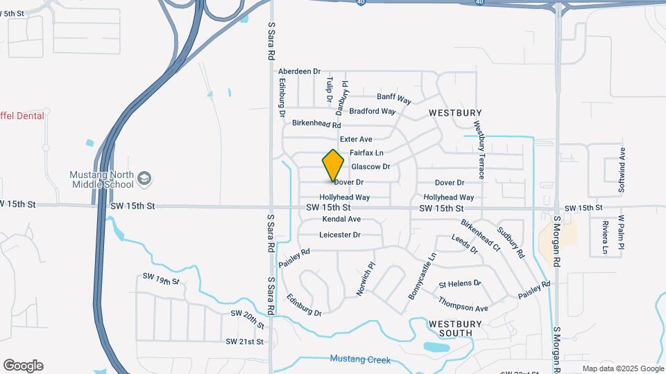 10416 Dover Dr Map and Location Details