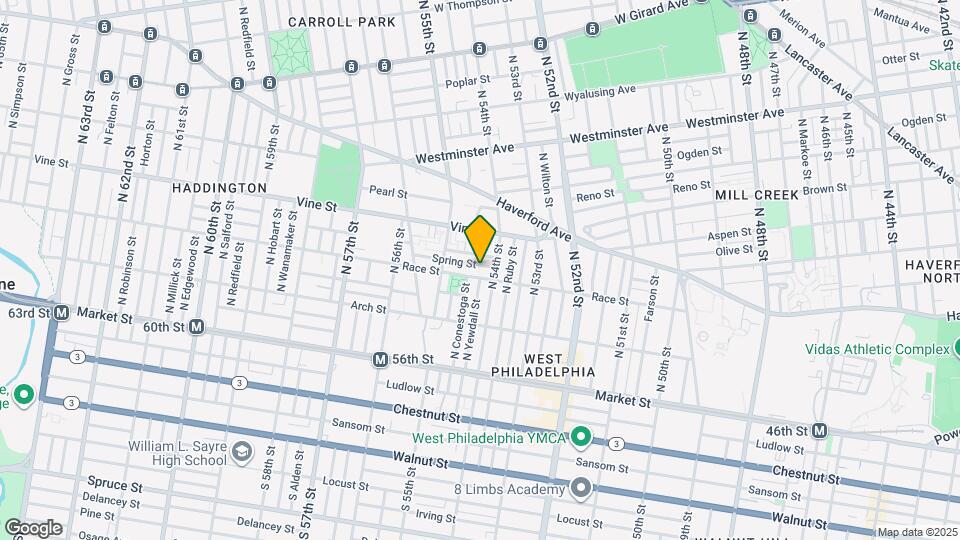 5416 Spring St Mapa y Detalles de la Ubicación