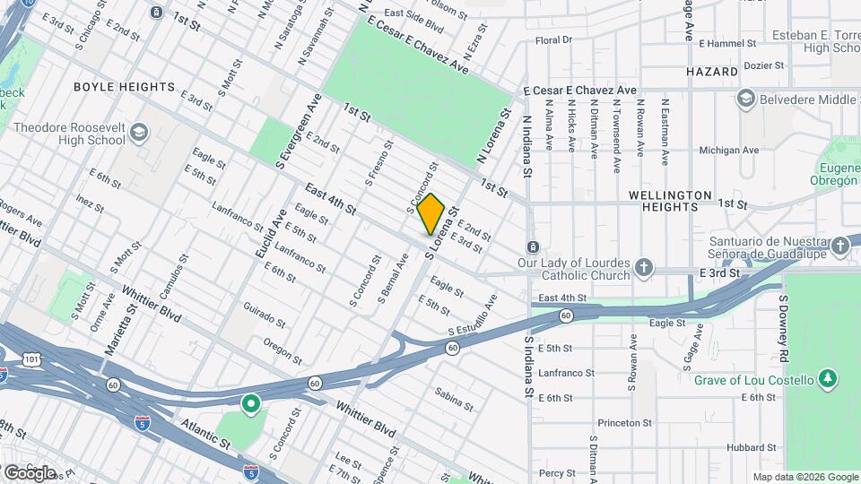 3339 E 4th St Mapa y Detalles de la Ubicación
