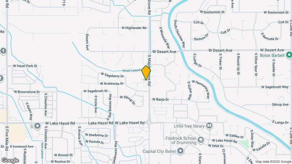 9040 W Avalanche Ct Map and Location Details