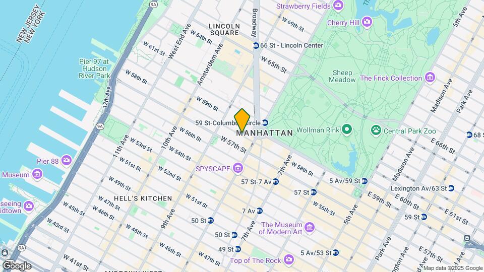 330 W 58th St Map and Location Details