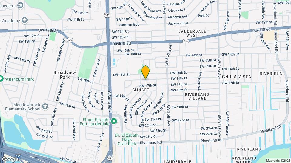 3700 SW 16th Ct Map and Location Details