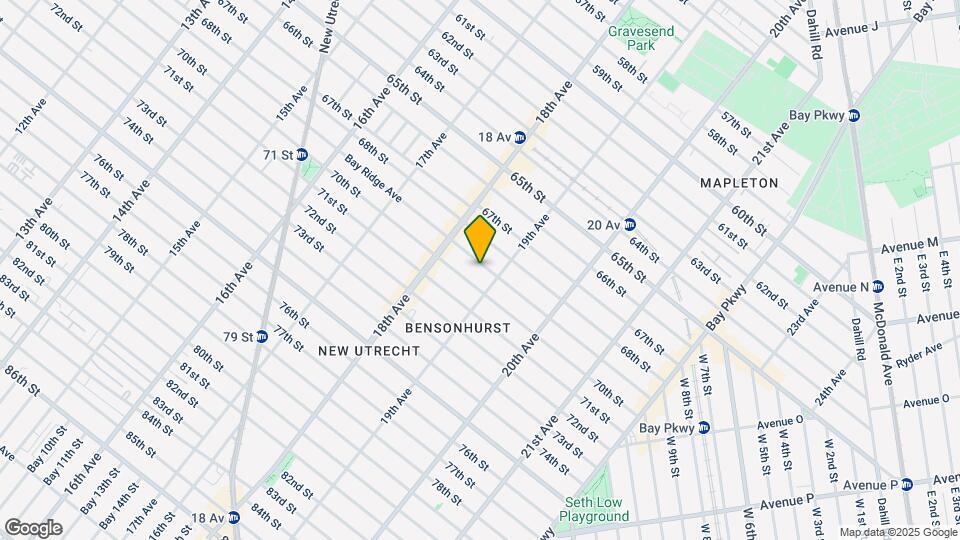 1860 Bay Ridge Ave Map and Location Details
