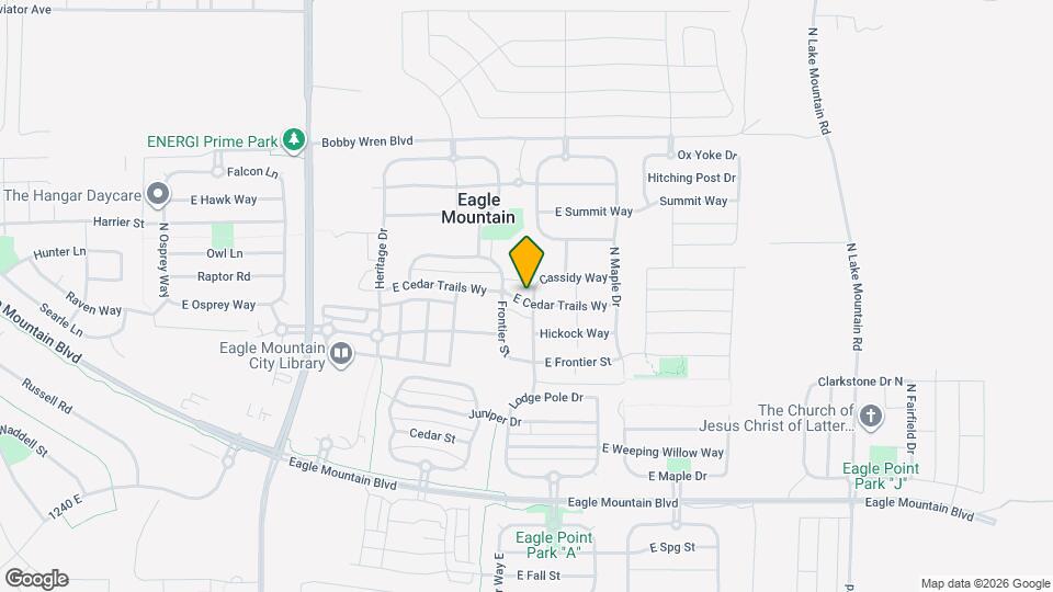 2037 E Cedar Trails Wy Map and Location Details