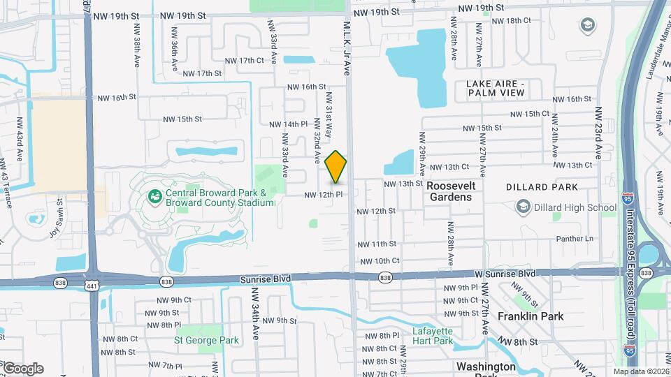 1278 NW 31st Way Mapa y Detalles de la Ubicación