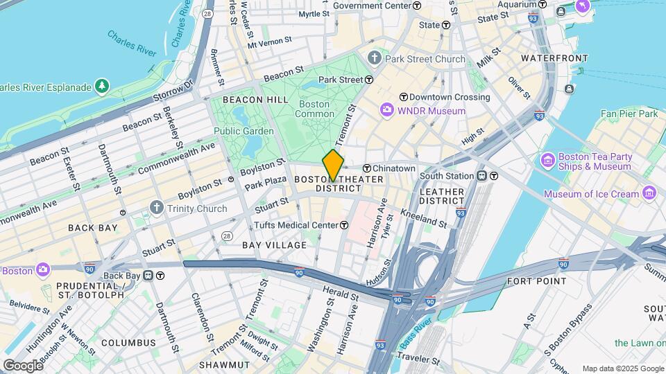 224 Tremont St Map and Location Details