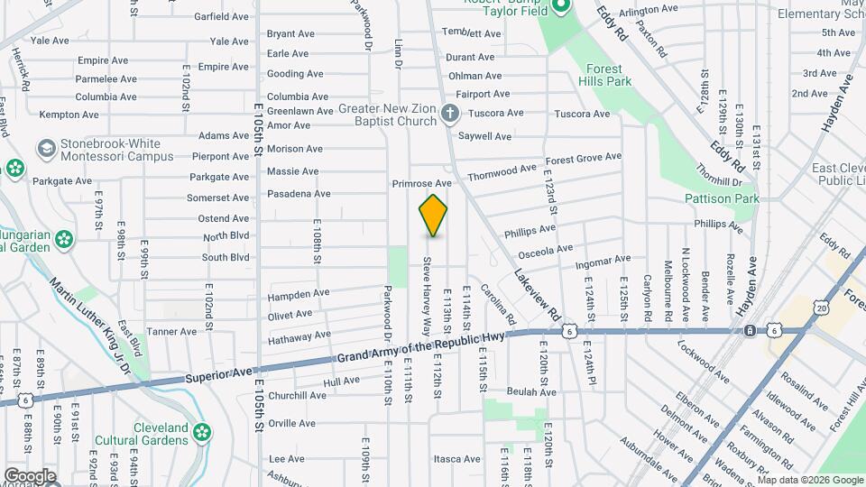 1159 E 112th St Mapa y Detalles de la Ubicación