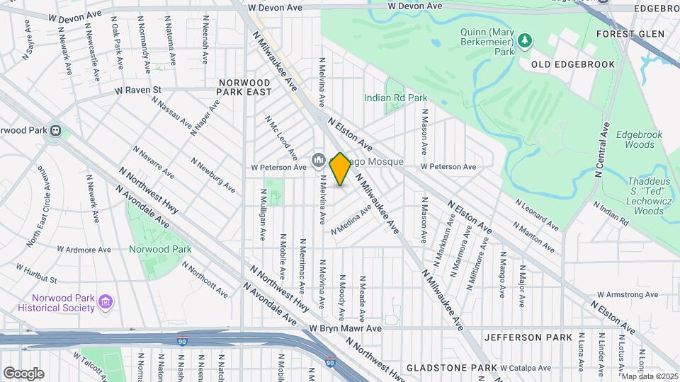 6151 W Thorndale Ave Mapa y Detalles de la Ubicación