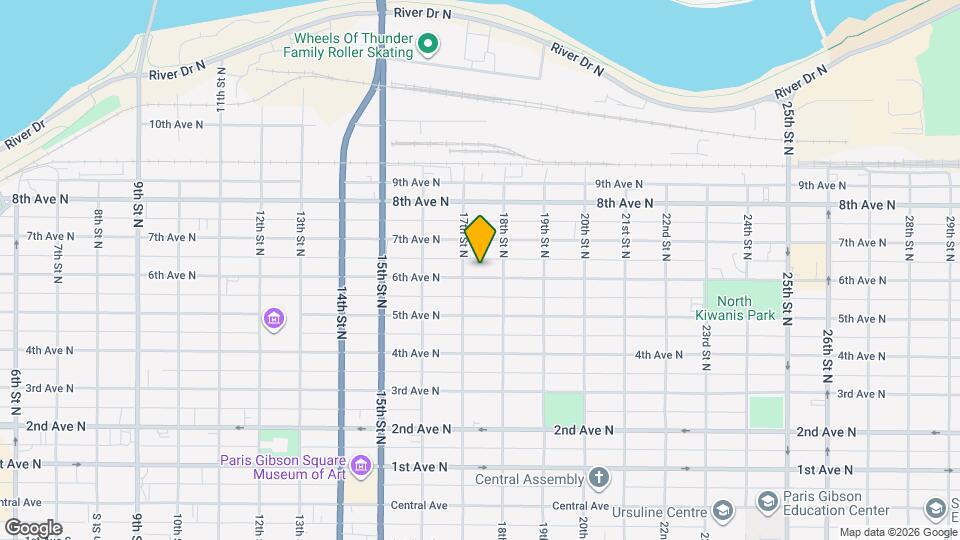 1711 6th Ave N Map and Location Details