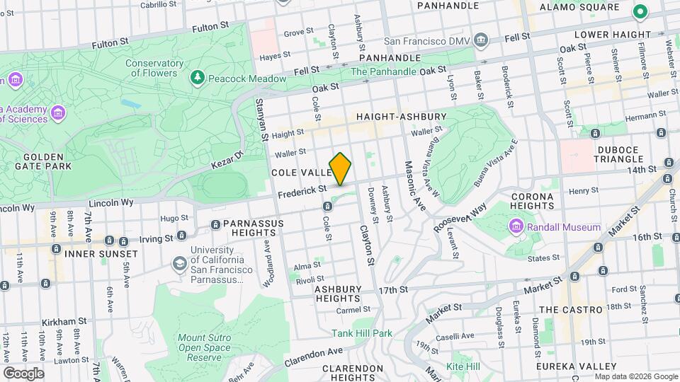 345 Frederick St Map and Location Details