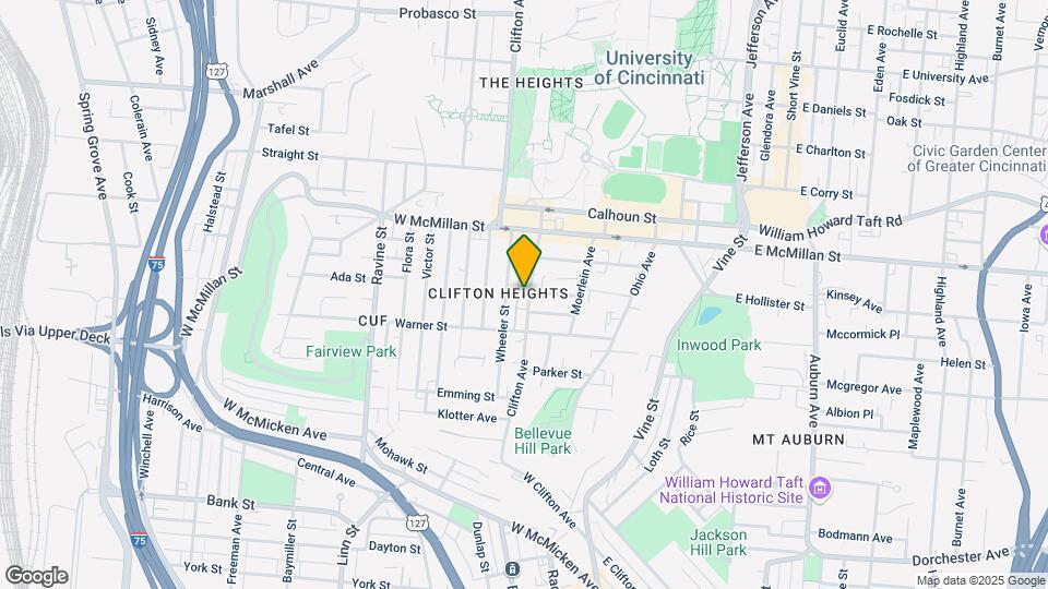 2365 W Clifton Ave Map and Location Details