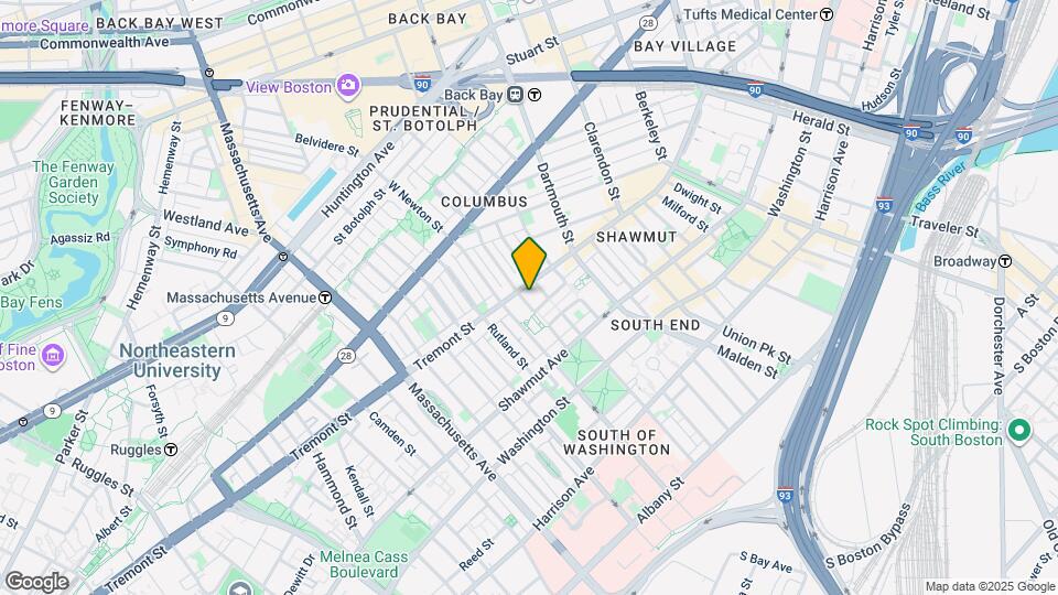 660 Tremont St, Unit 4 Map and Location Details