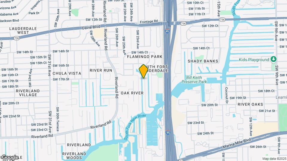 1711 SW 23rd Ave Map and Location Details