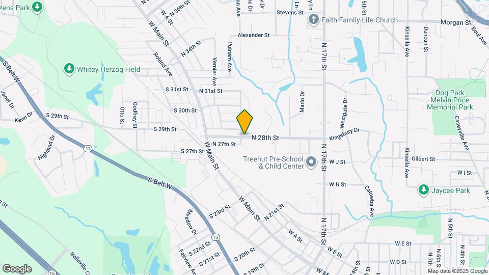 203 N 28th St Mapa y Detalles de la Ubicación