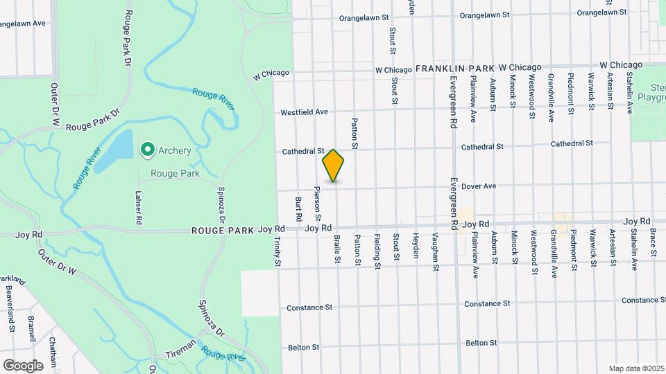 9001 Braile St Map and Location Details