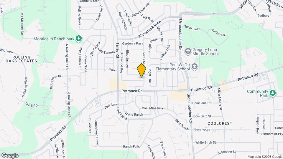 12607 Rambling Rose Map and Location Details