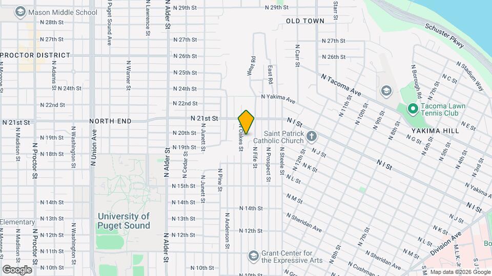 1903 N Oakes St, Unit D Mapa y Detalles de la Ubicación