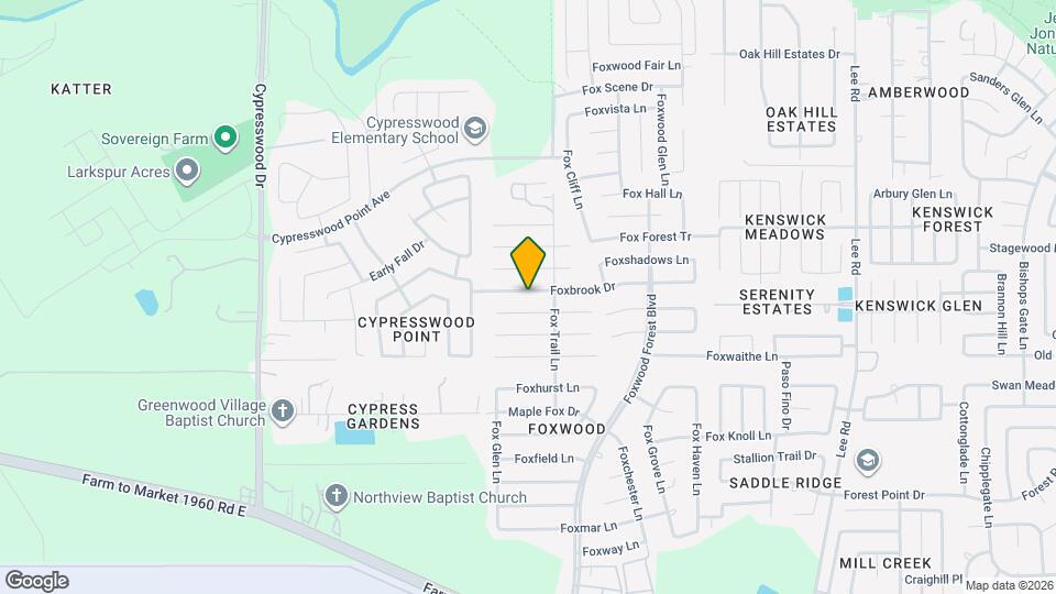 6938 Foxbrook Dr Map and Location Details