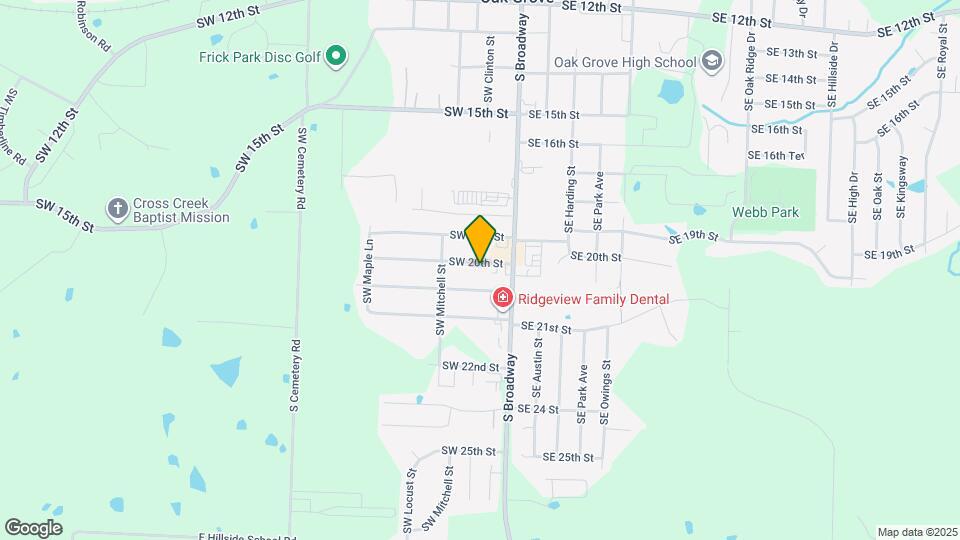 107 SW 20th St Map and Location Details