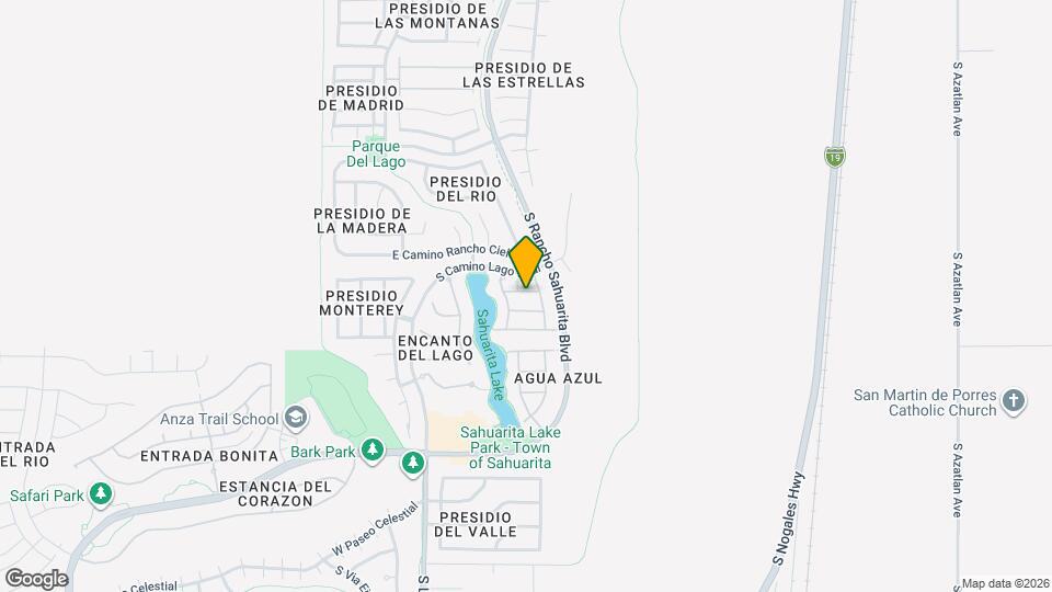 492 East Calle Amura Mapa y Detalles de la Ubicación