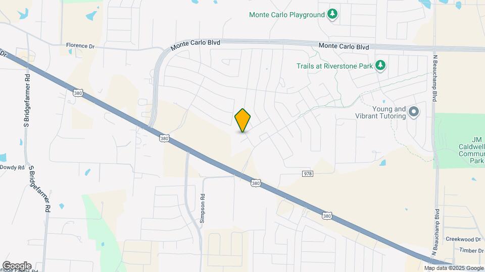 3016 Hidden Meadow Ln Map and Location Details