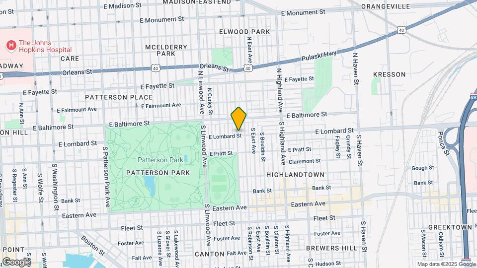 37 S Ellwood Ave, Unit 1 Map and Location Details
