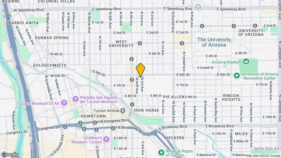 427 N 3rd Ave Map and Location Details