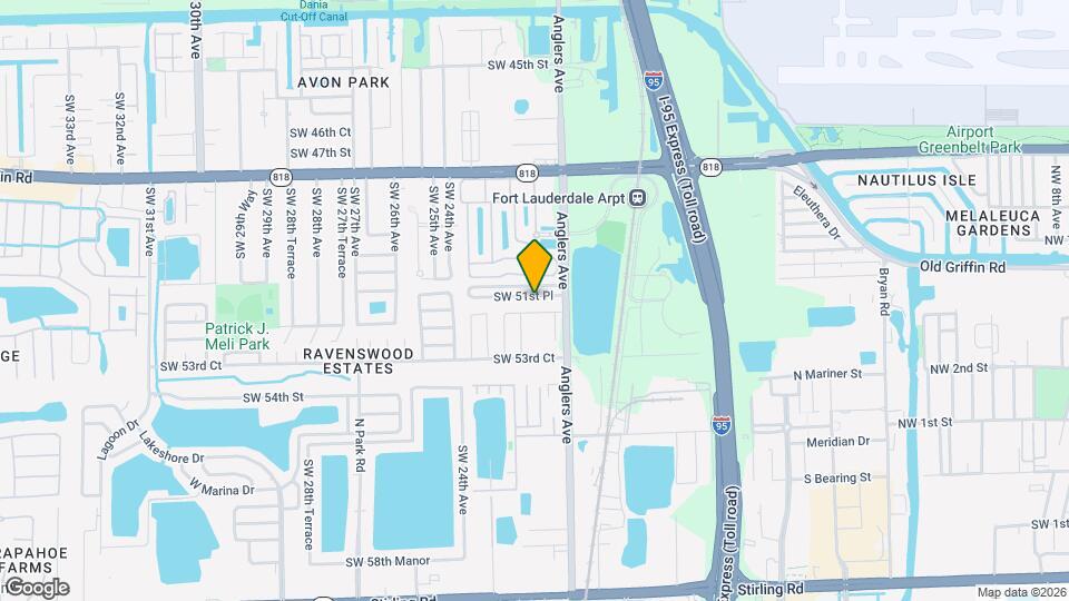 2170 SW 51st Pl Map and Location Details