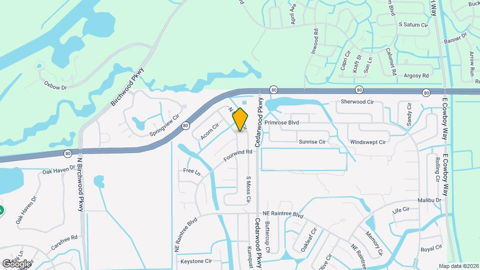 6054 N Moss Cir Map and Location Details