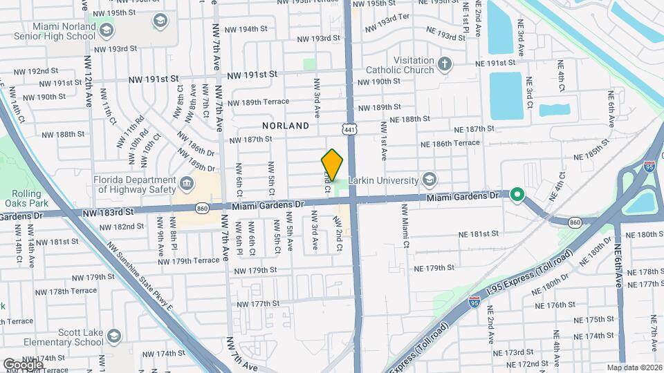 18331 NW 2nd Ct Map and Location Details