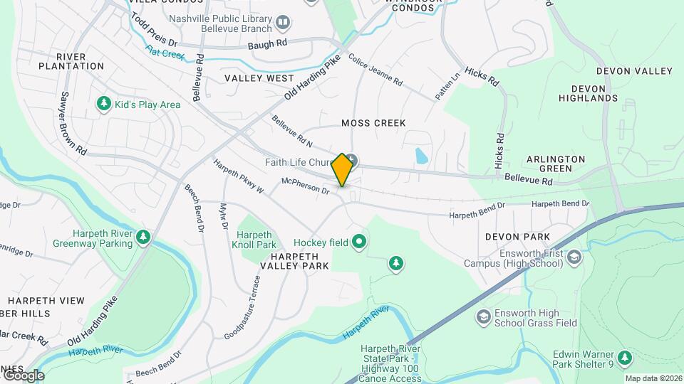 704 McPherson Dr Map and Location Details