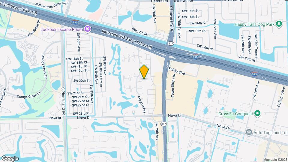 8004 SW 20th Pl Map and Location Details