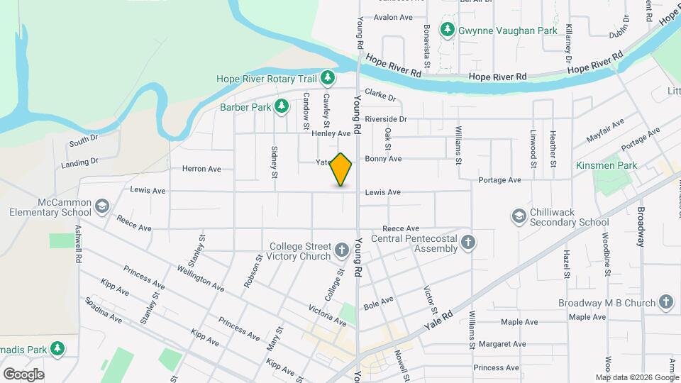 45945 Lewis Ave Map and Location Details