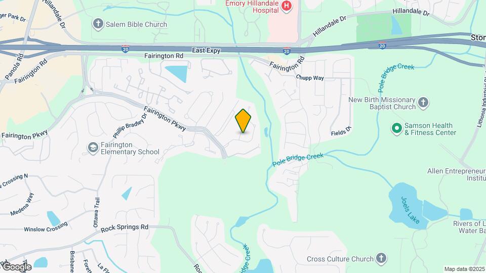 2625 Parrish Ct Map and Location Details